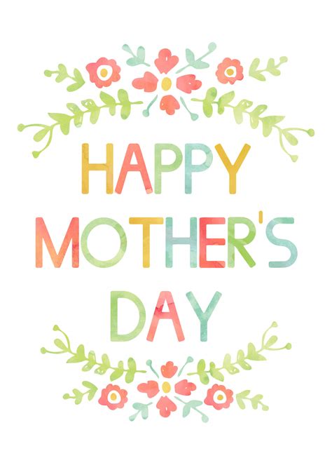 free mother's day card templates.